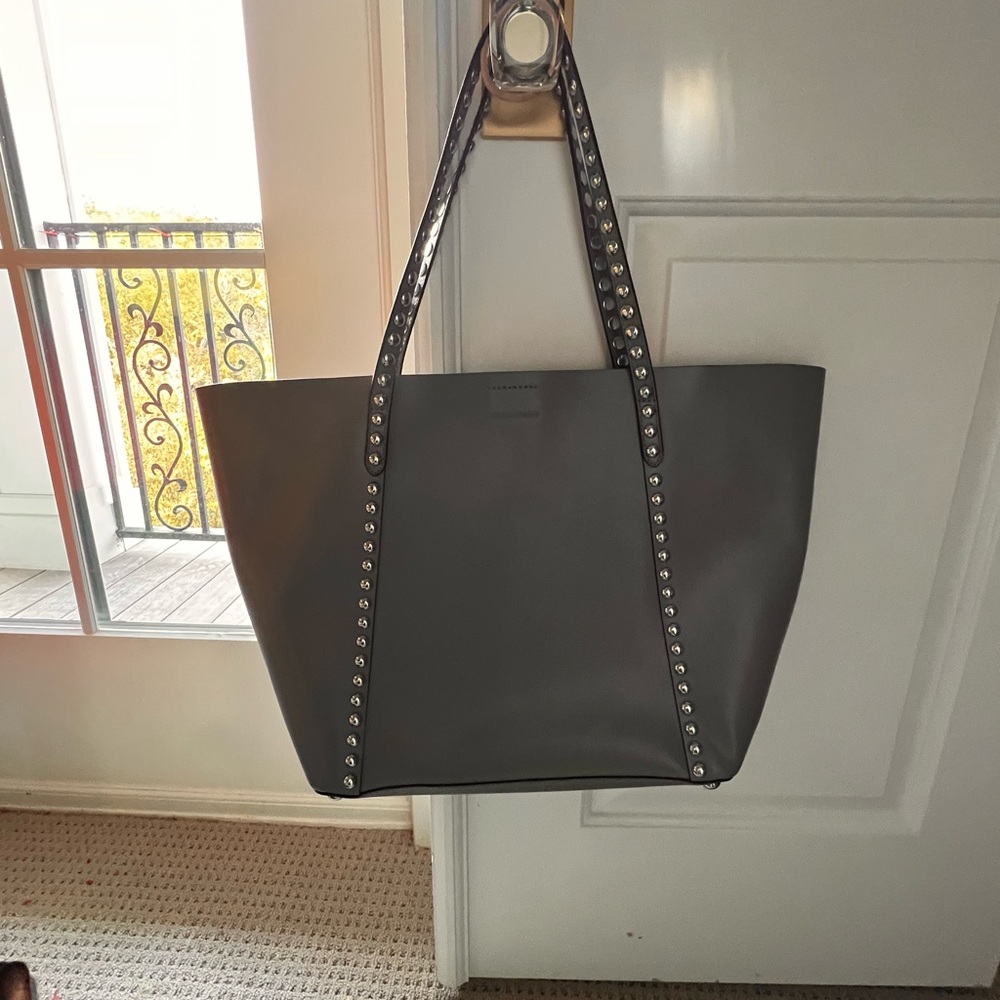 Rebecca Minkoff Grey Color. Silver Studs.